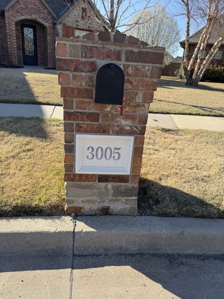 Rebuild Custom Brick Mailbox