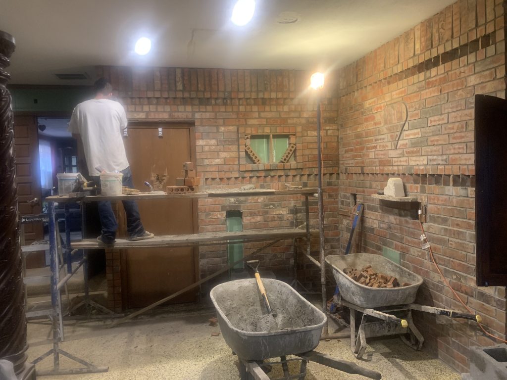remodeling brick interior